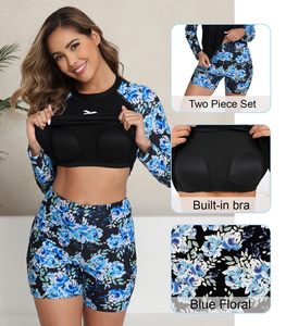 <b>Women</b> <b>Rash</b> <b>Guard</b> Performance Swim Shirt Quick Dry Soft Fabric Lightweight UV Outdoor Water Sports Top - Product Image 2