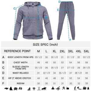 Ensemble de survêtement sport deux pièces pour homme, coupe slim, coupe-vent, avec capuche zippée, haute qualité - Product Image 5