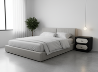 Cadre de lit moderne pour chambre à coucher et salon, mobilier en bois sur mesure, qualité supérieure, artisanal, pour intérieur, vente en gros