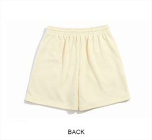 Shorts pour hommes grande taille tendance, style streetwear, pour l'été, sport et décontracté, en coton et polyester, personnalisables OEM, couleur unie - Product Image 3