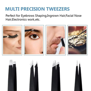 Juego de 4 Recortadoras Profesionales de Acero Inoxidable, Herramientas de Aseo de Precisión para Hombres y Mujeres, Vello Facial y Barbilla - Product Image 2