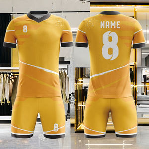 Uniformes de Fútbol Personalizables Multicolores de Manga Corta, Impresos, de Secado Rápido y Transpirables - Venta al Por Mayor en Stock - Product Image 4