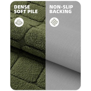Wholesale Custom White Cotton Bathroom <b>Bath</b> <b>Mat</b> Non-slip Thick <b>Absorbent</b> Woven Technique for Hotels - Product Image 3