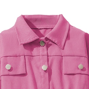 Abrigo deportivo y de ocio de manga larga para niñas con pantalones Cargo 2025 Conjunto de dos piezas de invierno para niños - Product Image 3