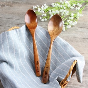 100% Natural Wooden <b>Serving</b> <b>Spoon</b> with Holder for Tasting <b>Spoons</b> Eco Baking <b>Serving</b> Wood <b>Spoon</b> Best Products - Product Image 5