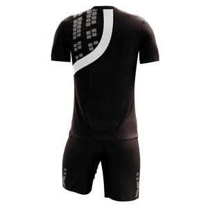 Ensemble d'uniformes de football sur mesure de haute qualité pour adultes vente en gros de quantité minimale de commande bas Football vêtements de sport de qualité supérieure séchage rapide couleur unie - Product Image 3