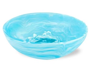 Bol de service artisanal en résine dorée effet ambre poli pour fruits et collations, design minimaliste, vaisselle non revêtue, idéal pour les fêtes - Product Image 4