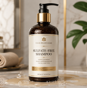 Shampooing Bio Sans Sulfate à l'Huile d'Argan et Kératine pour Réparation Capillaire, Lissage et Contrôle des Frisotis, Sûr, Marque Blanche, Vente en Gros - Product Image 3