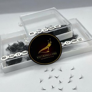 Pestañas Postizas de Volumen Preformadas CC/DD/M/L, Curvatura 0.03 0.05 0.07, Aspecto Natural, Hechas a Mano, VIETKINGLASH, Pelo Sintético Profesional - Product Image 1