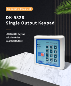 Clavier autonome DK-9826 en PVC résistant aux intempéries, installation facile, serrures économiques pour la maison. - Product Image 3