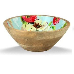 Proveedor Indio de Tazones de Madera Personalizados con Impresión en Esmalte, Proveedor de Tazones de Madera para Servir de la India - Product Image 3