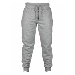 Fleece Custom Wholesale 2021 High Quality 100% Soft Cotton Elastic Waist Casual Canvas Gym Trouser Man - Product Image 4