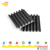 Alternativa Ecológica a la Madera para Interiores, Panel de Pared WPC Acanalado 3D, Revestimiento de PVC Plástico Compuesto para Decoración del Hogar