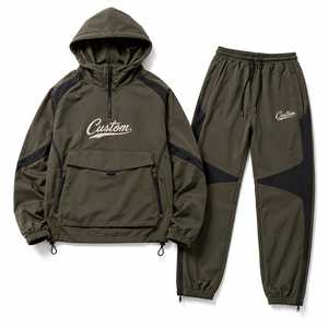 Conjunto Deportivo Ligero Personalizado para Hombre en Nailon Tejido para Minoristas de Ropa Deportiva Estadounidenses, Marca Privada, Venta al Por Mayor - Product Image 2