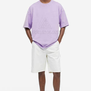 Camisetas de algodón 100% con estampado y lavado ácido, de corte holgado, de alta calidad, hechas en Pakistán, al por mayor, a precio económico, para hombre. - Product Image 3