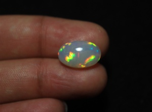 Ópalo Welo Etíope Superfino, Cabujón de 15*9.5*7.5mm, 5 Quilates, Gema Suelta Natural con Multiflujo de Color, Piedra de Nacimiento de Octubre - Product Image 4