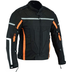 Men <b>Summer</b> Cardura <b>Motorcycle</b> <b>Jacket</b> New Flash Gear Textile Cardura Motorbike Mesh Protective <b>Jacket</b> - Product Image 3