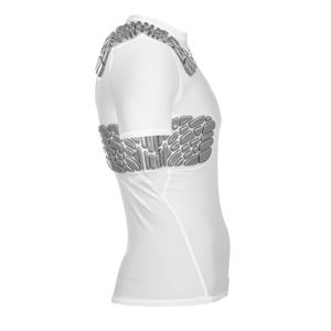 Camiseta Deportiva Acolchada de Manga Corta OEM, Camiseta de Protección para Fútbol y Rugby, Camiseta de Compresión Acolchada Transpirable de Manga Corta - Product Image 4