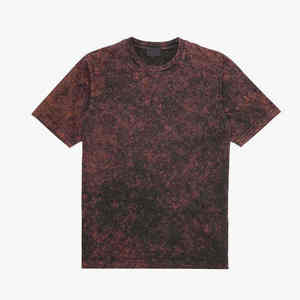 T-shirts respirants pour hommes, effet délavé à l'acide, personnalisés, vintage, en coton épais - Product Image 3