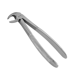 Forceps d'extraction dentaire à poignée moletée, instrument chirurgical manuel en acier inoxydable, Forcaps pour instruments dentaires - Product Image 3