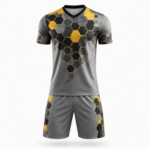 Uniforme de Fútbol Contemporáneo para Adultos, Jersey y Pantalones Cortos, Tejido Deportivo Transpirable y Ligero - Product Image 4