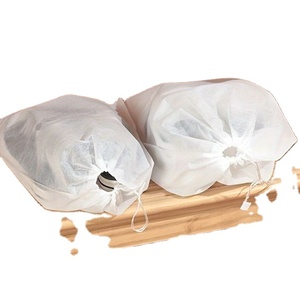 Recyclable Drawstring Non-Woven <b>Packaging</b> Bags with Heat Press Sealing Offset Printing Shoe Dust Cover <b>Textile</b> Bag - Product Image 3
