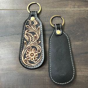 Clips de chapeau en cuir travaillé à la main pour casquettes et sacs, style western, clip de maintien fait à la main, support sécurisé pour les voyages, la randonnée et l'utilisation en plein air - Product Image 6