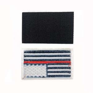 Parches Bordados de Banderas Nacionales de Alta Calidad al por Mayor, para Coser o Planchar, con Gancho y Bucle, Parche de la Bandera Americana - Product Image 5