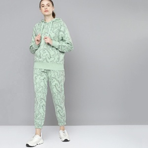 Nouveau design de survêtement décontracté pour femmes, délavé à l'acide et brodé avec logo, costumes deux pièces pour femmes, tenue de sport d'hiver pour femmes - Product Image 1