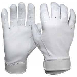Gants de frappeur de baseball professionnels personnalisés ambidextres à fermeture à pression en cuir de kip durable, séchage rapide, respectueux de l'environnement, protection des mains - Product Image 1