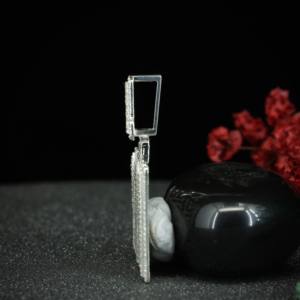 Colgante Personalizado con Nombre y Número en Diamante Moissanite, Plata de Ley 925, Joyería Hip Hop para Hombre y Mujer por Phoenix Enterprise - Product Image 6