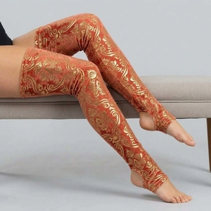 Medias adhesivas hasta el muslo para mujer, ideales para pole dance, proporcionan un fuerte agarre, elasticidad suave, comodidad y soporte seguro. - Product Image 2