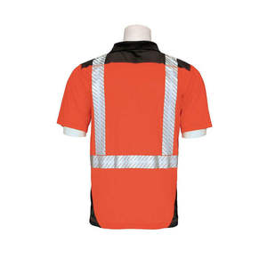 Camisetas polo reflectantes para hombre, al por mayor y personalizadas, de manga corta para verano, tallas grandes, ropa de trabajo, camisa de alta visibilidad para construcción, personalizada. - Product Image 2