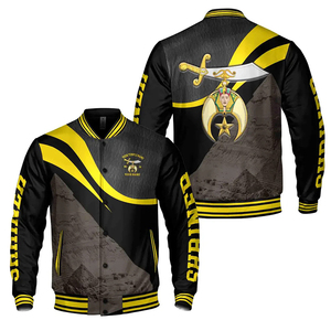 Personalized Noble Shriner Ancient Pyramid Varsity Jacker S-5XL High Quality Custom Made Long Sleeve 2026 Masonic <b>Jackets</b> - Product Image 1