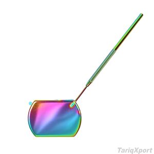 Espejo de Maquillaje Profesional de Mano, Cuadrado, Iluminado, de Acero Inoxidable de Alta Calidad, Personalizado con Logotipo, Multicolor - Product Image 3