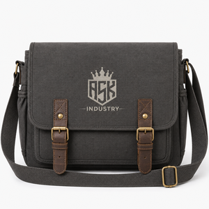 Sac messager pour hommes avec compartiments fonctionnels, fermeture sécurisée et sangle réglable, offrant une organisation facile pour le travail et les voyages - Product Image 1