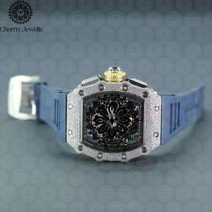 Charm_Jewells Luxury Stainless Steel Round <b>Mechanical</b> <b>Watch</b> Analog Dial Sapphire Crystal Diamond Bezel Folding Clasp Women - Product Image 1
