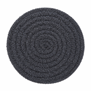 Sous-verres rustiques en coton faits à la main, sous-verres ronds tissés pour table, vente en gros - Product Image 2