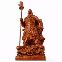 Statue de Guan Gong sculptée à la main en bois de rose massif Tam Viet, sculpture traditionnelle de guerrier chinois, écologique, durable, Feng Shui