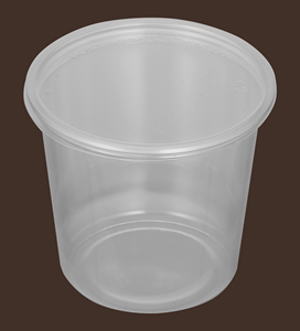Clear Round Plastic Deli Cup With Lid 24 Oz Disposable <b>Takeaway</b> <b>Container</b> Microwave Safe - Product Image 2