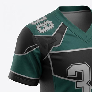 Maillot de football moderne pour hommes, uniforme de match personnalisé avec matériau respirant haute performance, nom et numéro d'équipe audacieux et coupe confortable - Product Image 6