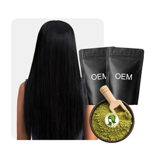 Poudre de henné noir naturel instantané couleur nourrissante pour les cheveux colorant à base de plantes produit de soins personnels en vrac pour des cheveux doux et sains - Product Image 6