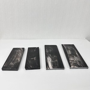 Placas de Cuerno de Búfalo Negro Natural para Empuñaduras de Cuchillos, Losas de Cuerno Pulido para Fabricación de Cuchillos y Empuñaduras Artesanales - Product Image 5