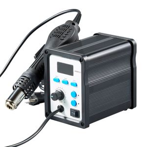 Estación de Retrabajo de Aire Caliente 700W con Pantalla Digital, Pistola de Aire Caliente SMD 212 932 F con Flujo de Aire Ajustable y 3 Canales Preestablecidos para Desoldar - Product Image 5