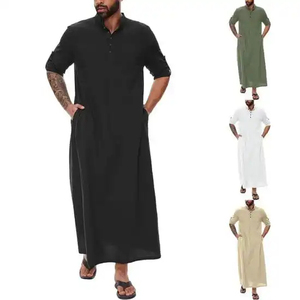 Túnica Formal de Doble Puño – Jubba de Lujo para Hombre con Botones Ocultos para Ocasiones Especiales - Product Image 2