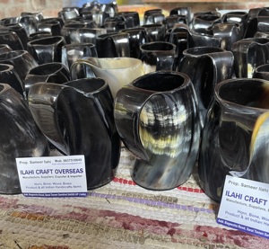 Nouvelle Tasse Authentique en Corne de Buffle Écologique Faite à la Main, Qualité Alimentaire, Style Médiéval, Religieuse, Feng Shui, Animaux, Bière, Rustique, Noël - Product Image 1
