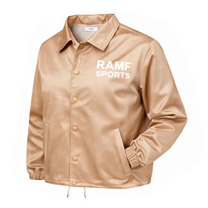 Blouson Bomber Unisexe Tendance 2026 Personnalisable pour Entraîneurs, Noir, Hiver, Imperméable, Coupe-Vent, Respirant, Logo Frontal, Extérieur - Product Image 1