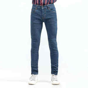 Jeans de Mezclilla para Hombre, Corte Recto, Lavado Sólido, Ajuste Regular, 100% Algodón, Secado Rápido y Transpirables, Más Vendidos - Product Image 1