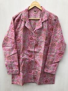 Ensemble pyjama femme, motif floral indien, ensemble pyjama imprimé, tenue de nuit, tenue de soirée, cadeau de Noël pour elle - Product Image 2