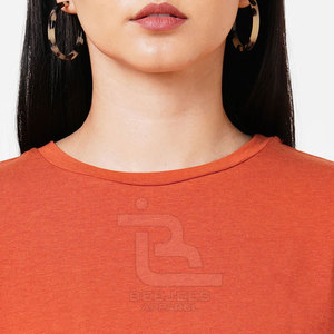 เสื้อยืดสำหรับผู้หญิงเสื้อยืดผ้านิ่มสำหรับใส่กลางแจ้งใส่ได้ง่ายสำหรับฤดูร้อน - Product Image 5